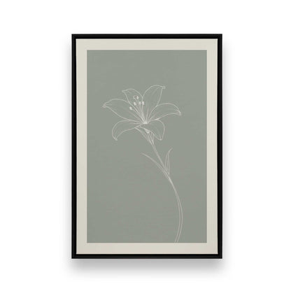 [Color:Satin Black], Picture of art in a Satin Black frame