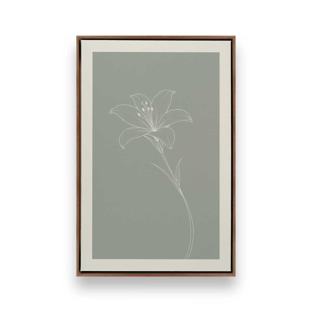 [Color:Walnut], Picture of art in a Walnut frame