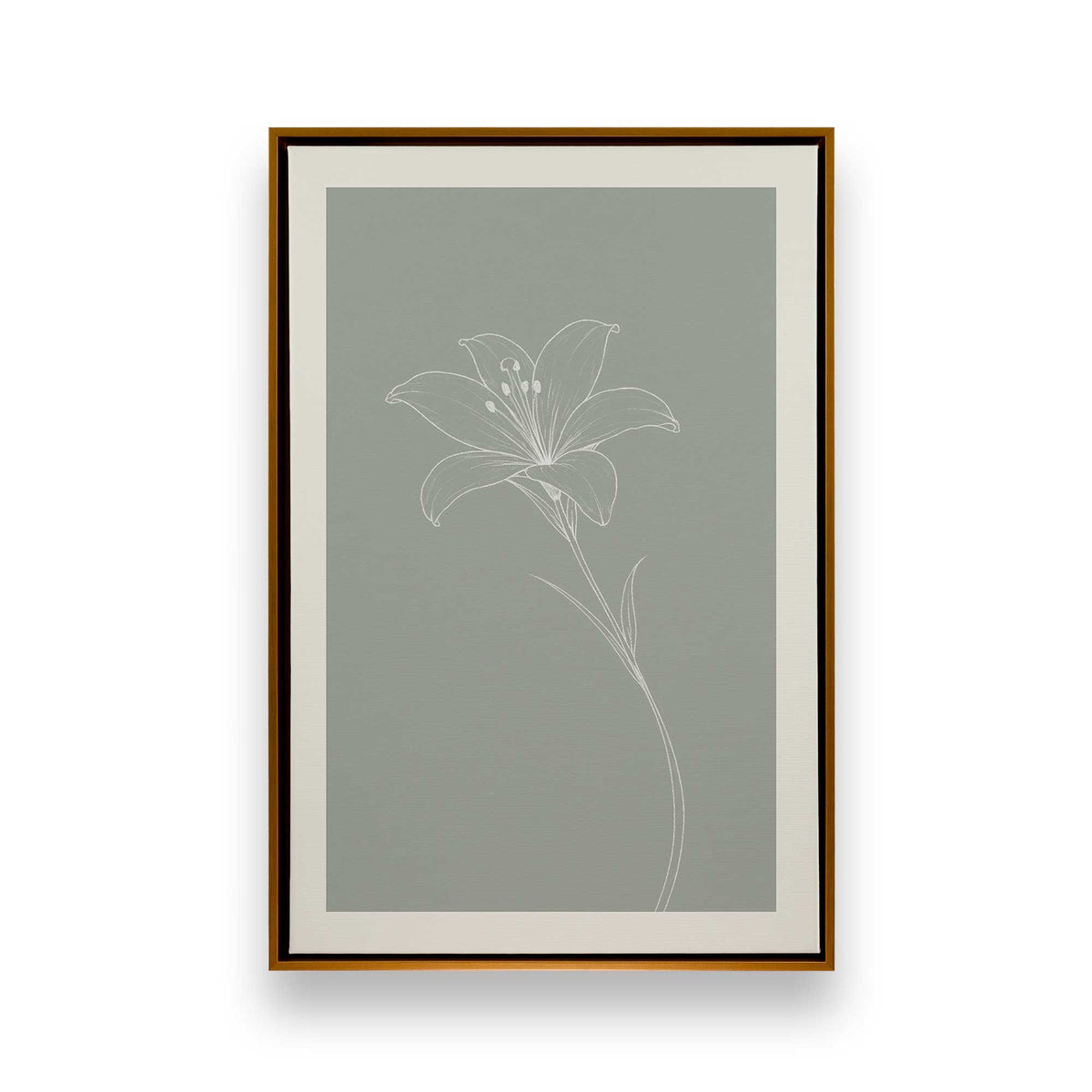 [Color:Polished Gold], Picture of art in a Polished Gold frame