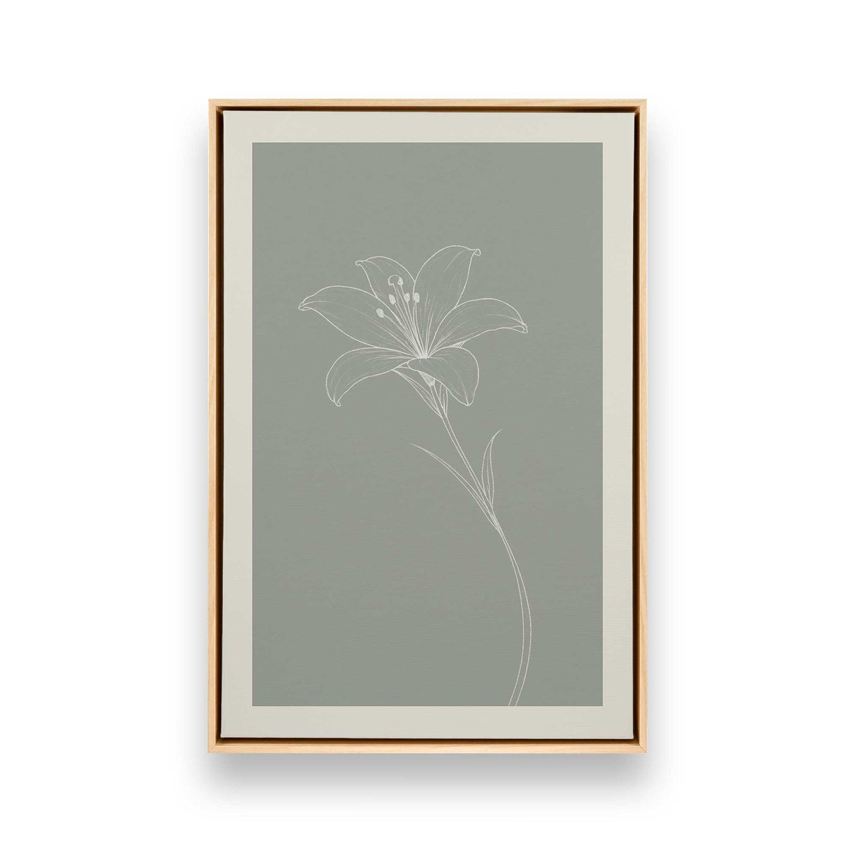 [Color:American Maple], Picture of art in a American Maple frame