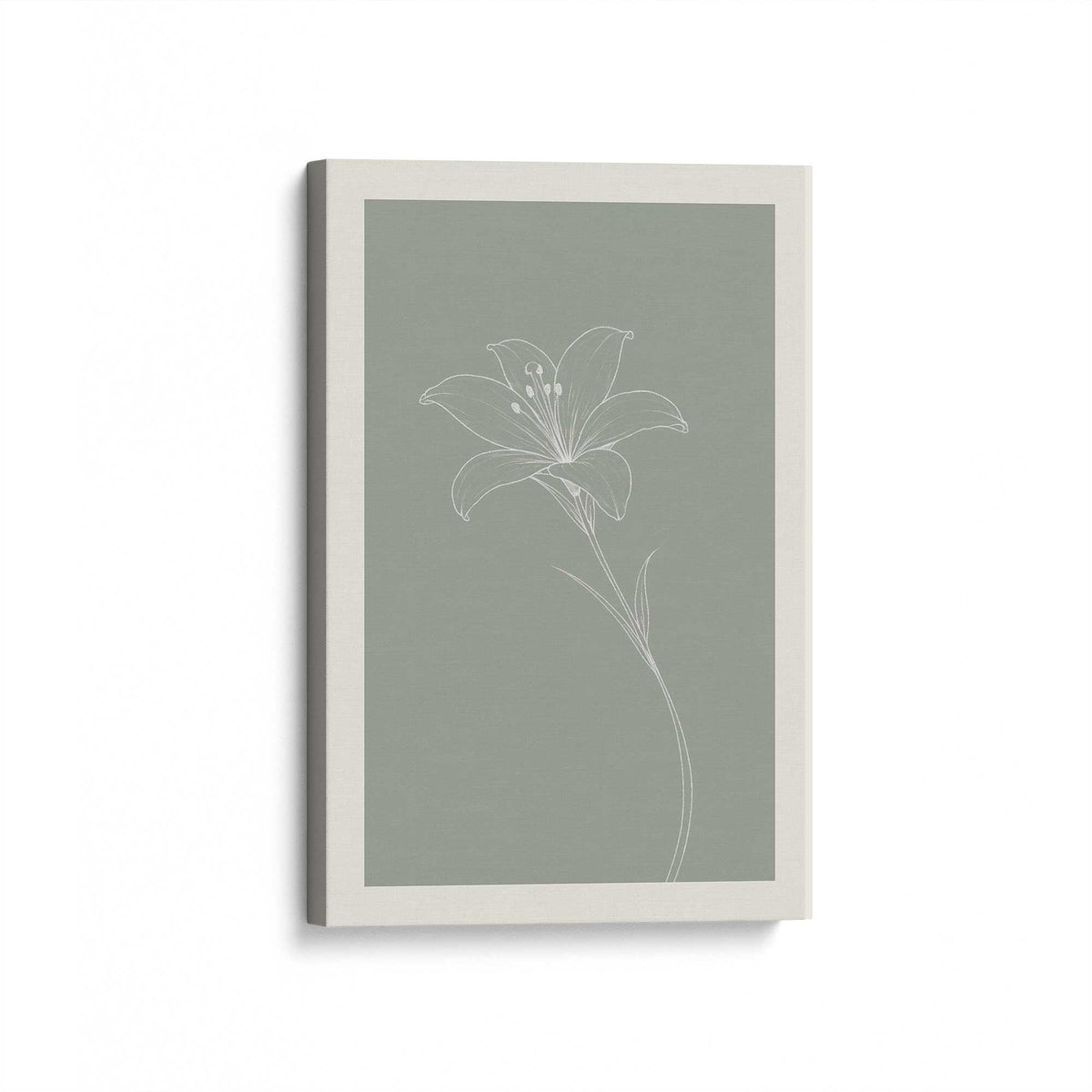 [Color:Stretched Canvas], Picture of art at an angle