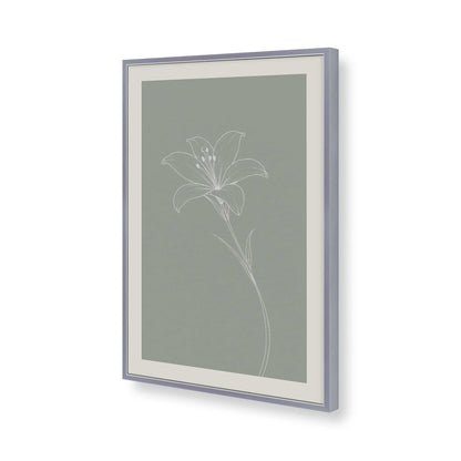 [Color:Polished Chrome], Picture of art in a Polished Chrome frame of the corner