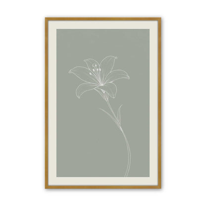 [Color:Polished Gold], Picture of art in a Polished Chrome frame