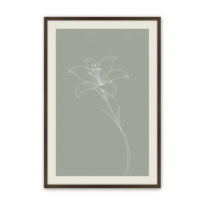[Color:Belvinder Brown], Picture of art in a Polished Chrome frame