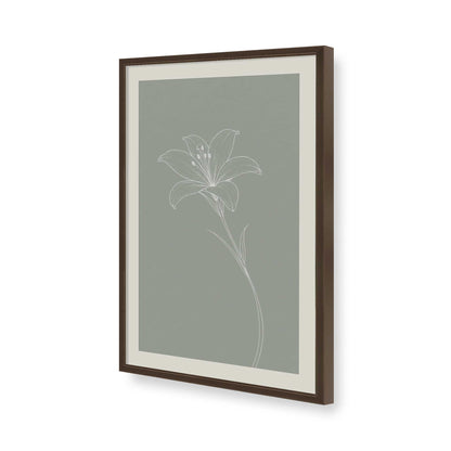 [Color:Belvinder Brown], Picture of art in a Polished Chrome frame of the corner