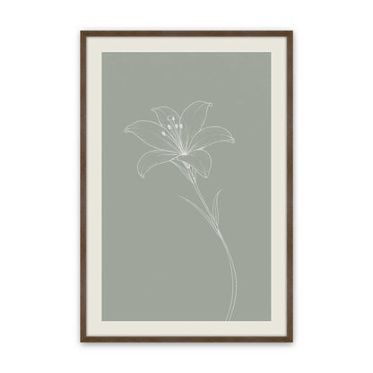 [Color:Walnut], Picture of art in a Polished Chrome frame