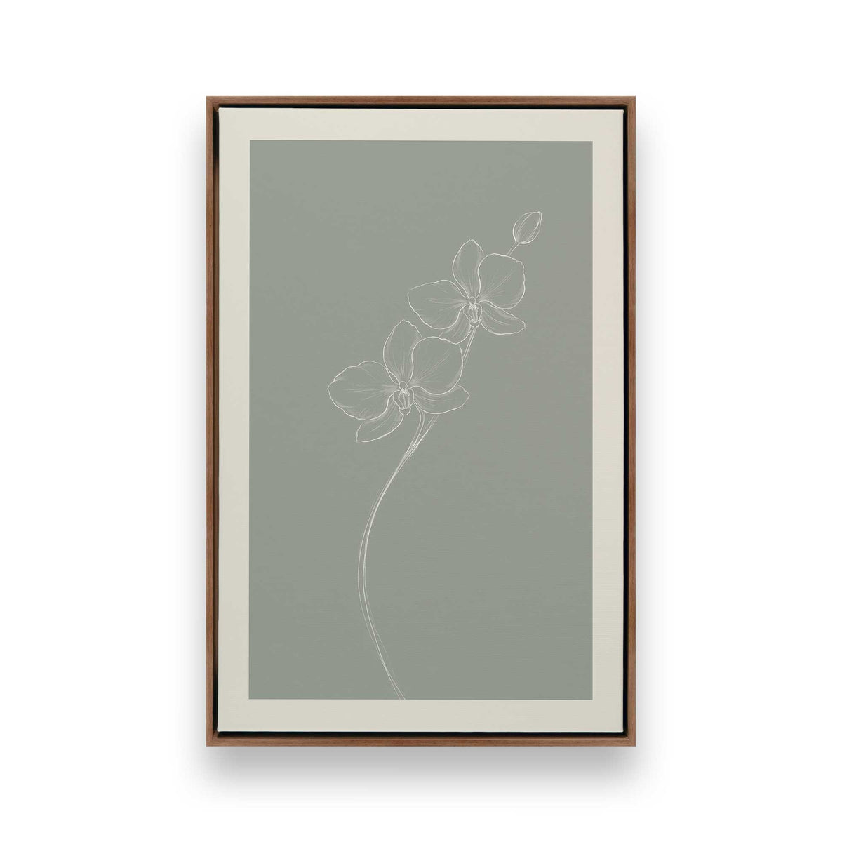 [Color:Walnut], Picture of art in a Walnut frame