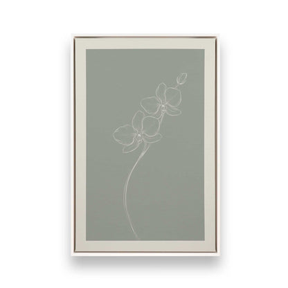 [Color:Opaque White], Picture of art in a White frame