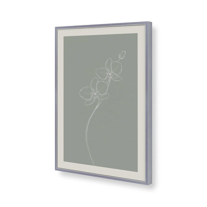 [Color:Polished Chrome], Picture of art in a Polished Chrome frame of the corner