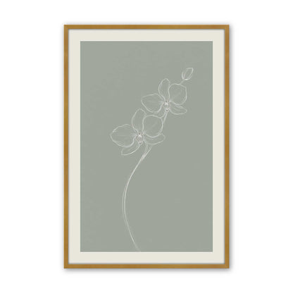 [Color:Polished Gold], Picture of art in a Polished Chrome frame