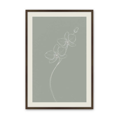 [Color:Belvinder Brown], Picture of art in a Polished Chrome frame