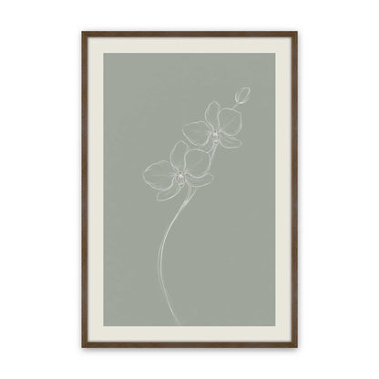 [Color:Walnut], Picture of art in a Polished Chrome frame