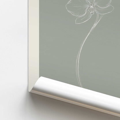 Orchids in Hush Print