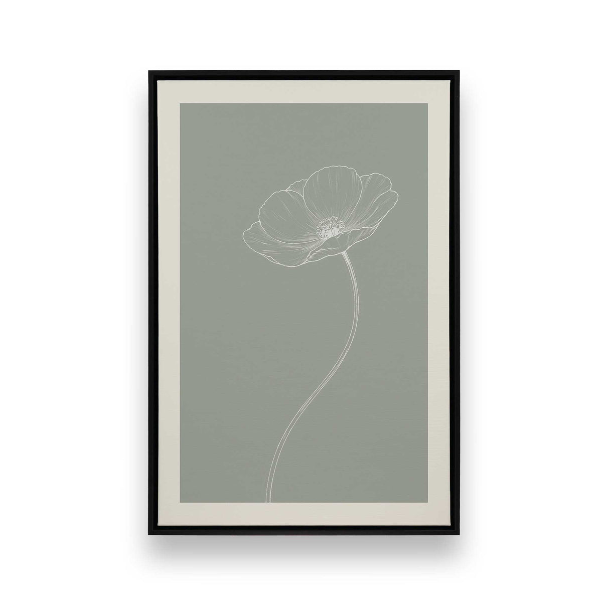 [Color:Satin Black], Picture of art in a Satin Black frame