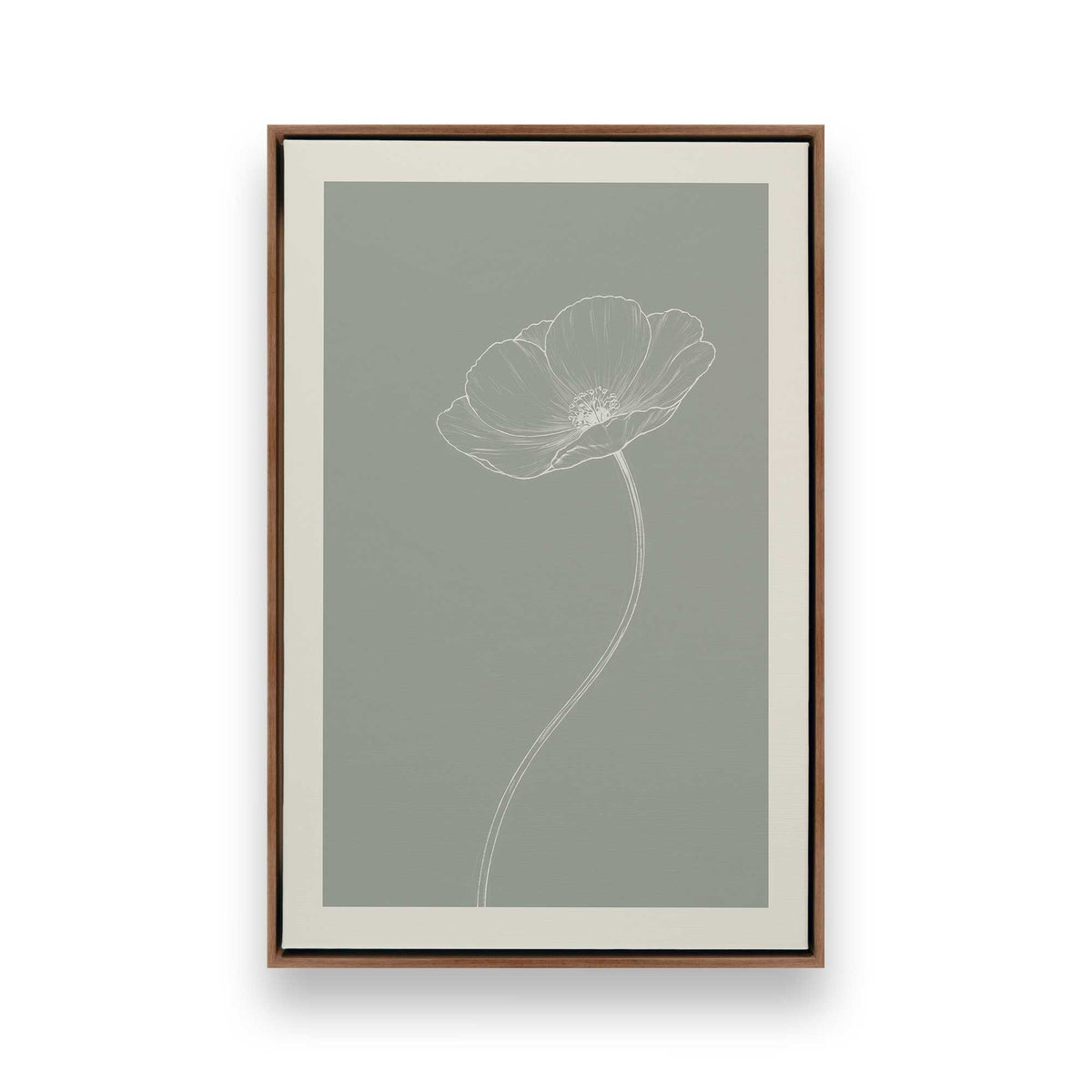 [Color:Walnut], Picture of art in a Walnut frame