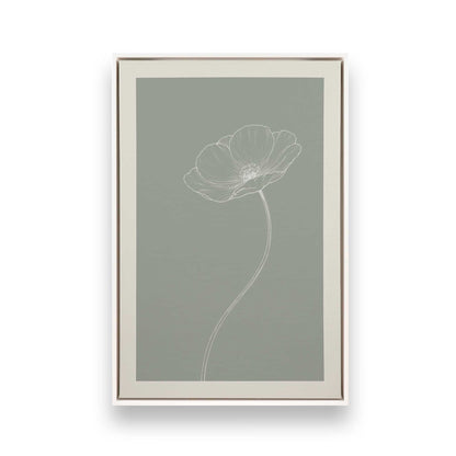 [Color:Opaque White], Picture of art in a White frame