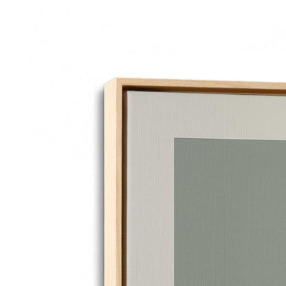 [Color:American Maple], Picture of art in a American Maple frame at an angle