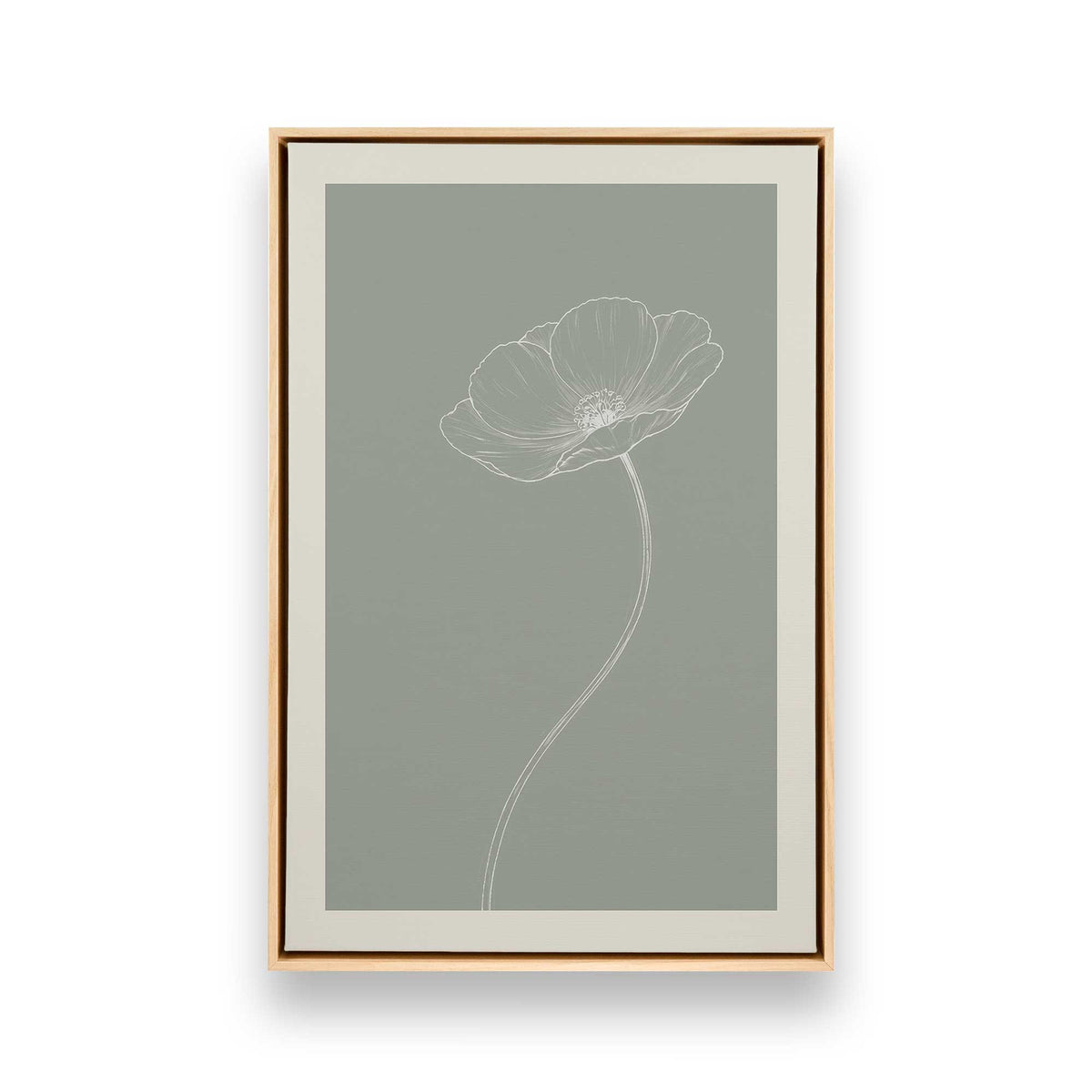 [Color:American Maple], Picture of art in a American Maple frame