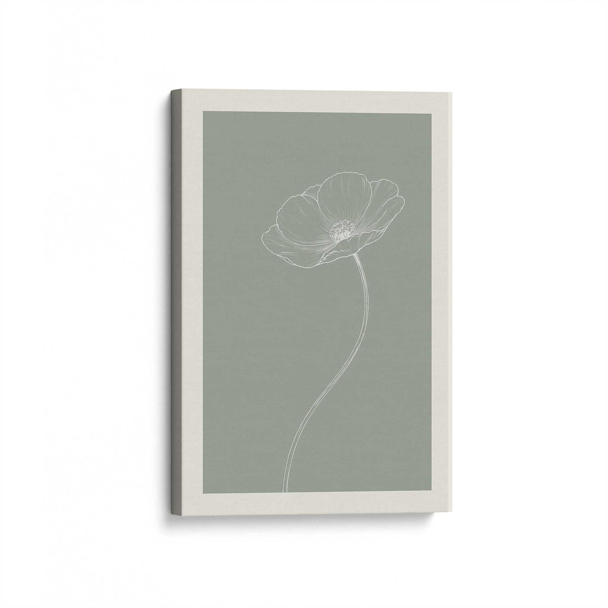 [Color:Stretched Canvas], Picture of art at an angle