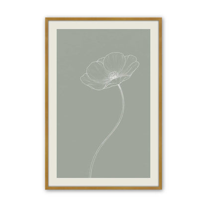 [Color:Polished Gold], Picture of art in a Polished Chrome frame