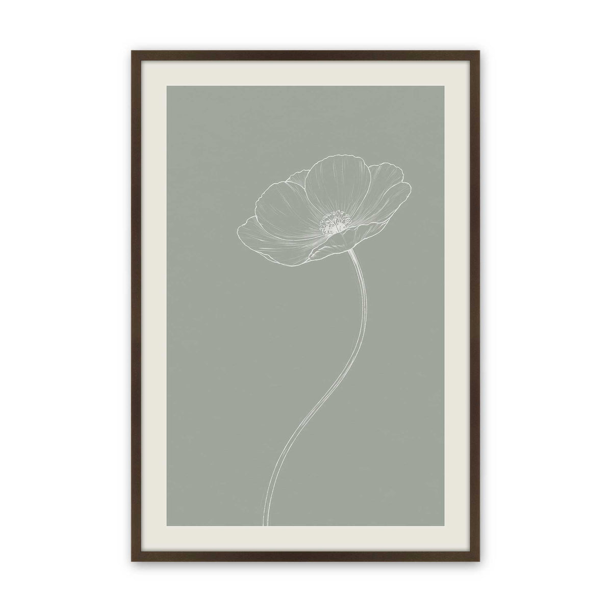 [Color:Belvinder Brown], Picture of art in a Polished Chrome frame