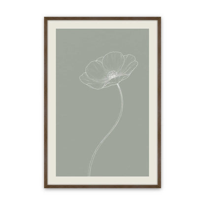 [Color:Walnut], Picture of art in a Polished Chrome frame