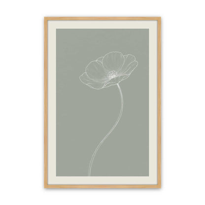 [Color:American Maple], Picture of art in a Polished Chrome frame