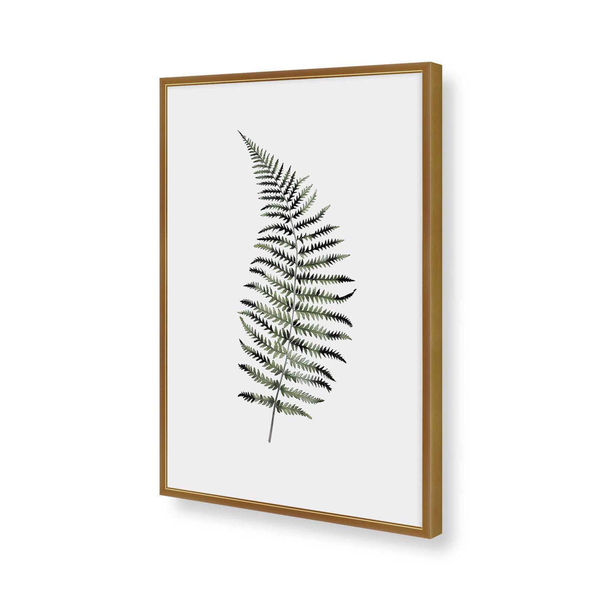 [Color:Polished Gold], Picture of art in a Polished Chrome frame of the corner