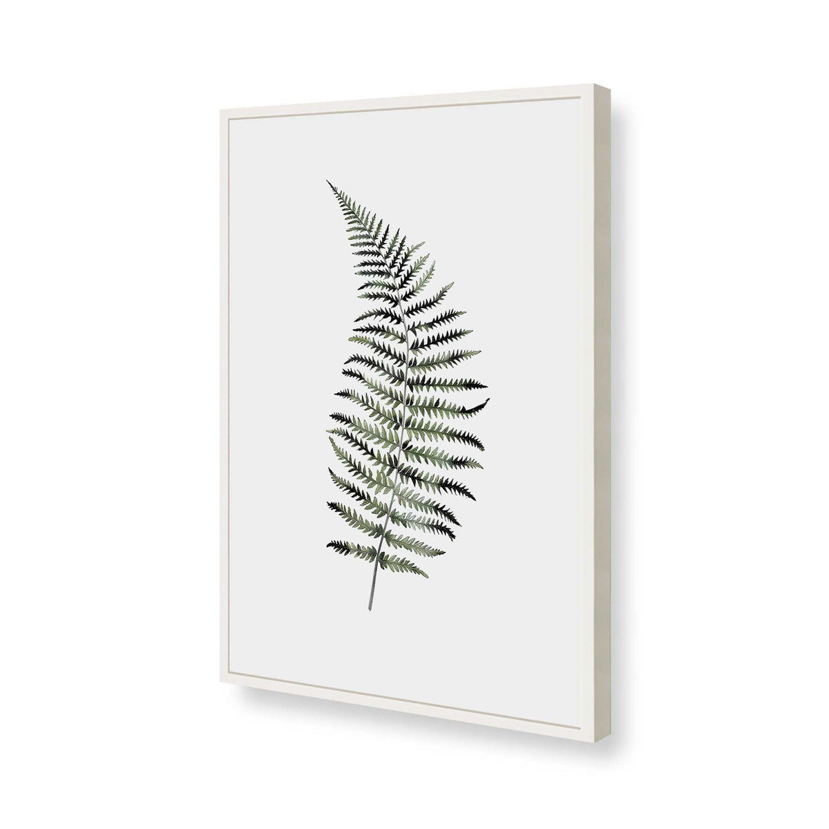 [Color:Opaque White], Picture of art in a Polished Chrome frame of the corner