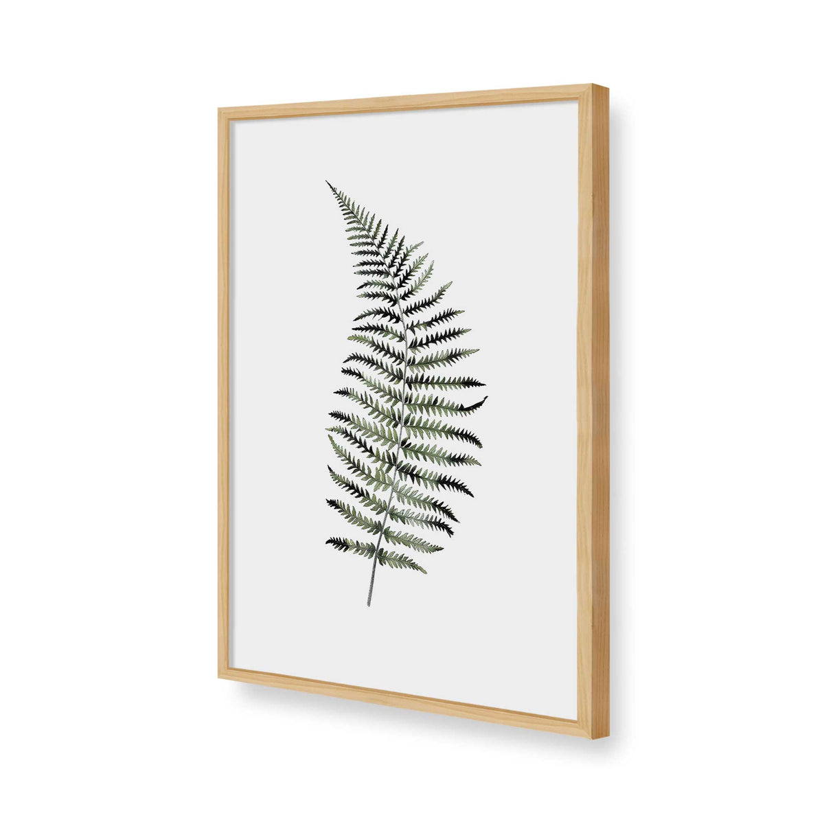 [Color:American Maple], Picture of art in a Polished Chrome frame of the corner