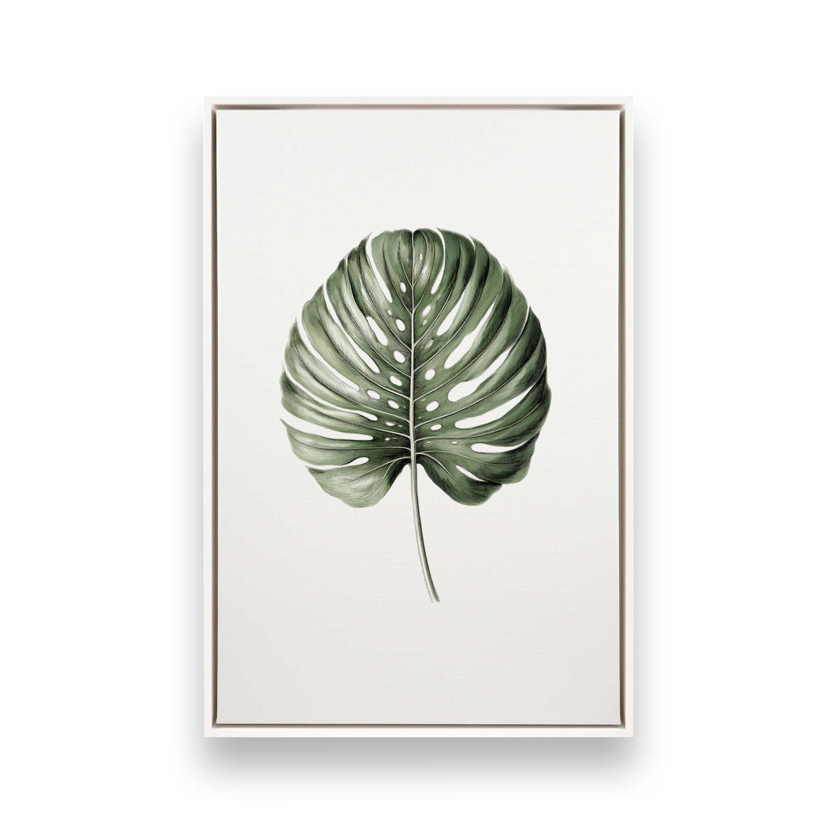 [Color:Opaque White], Picture of art in a White frame