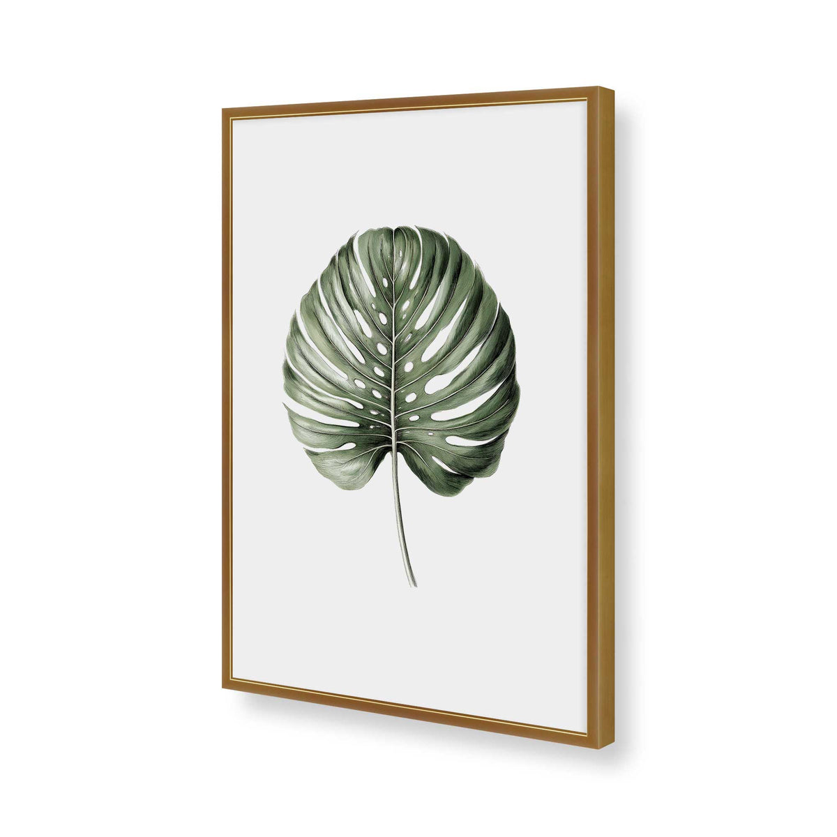 [Color:Polished Gold], Picture of art in a Polished Chrome frame of the corner