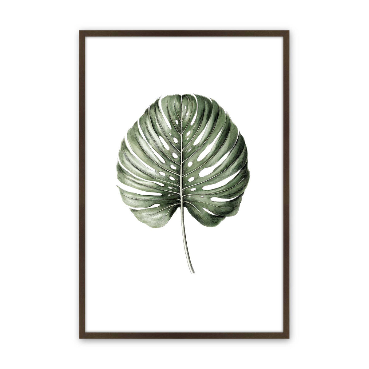 [Color:Belvinder Brown], Picture of art in a Polished Chrome frame