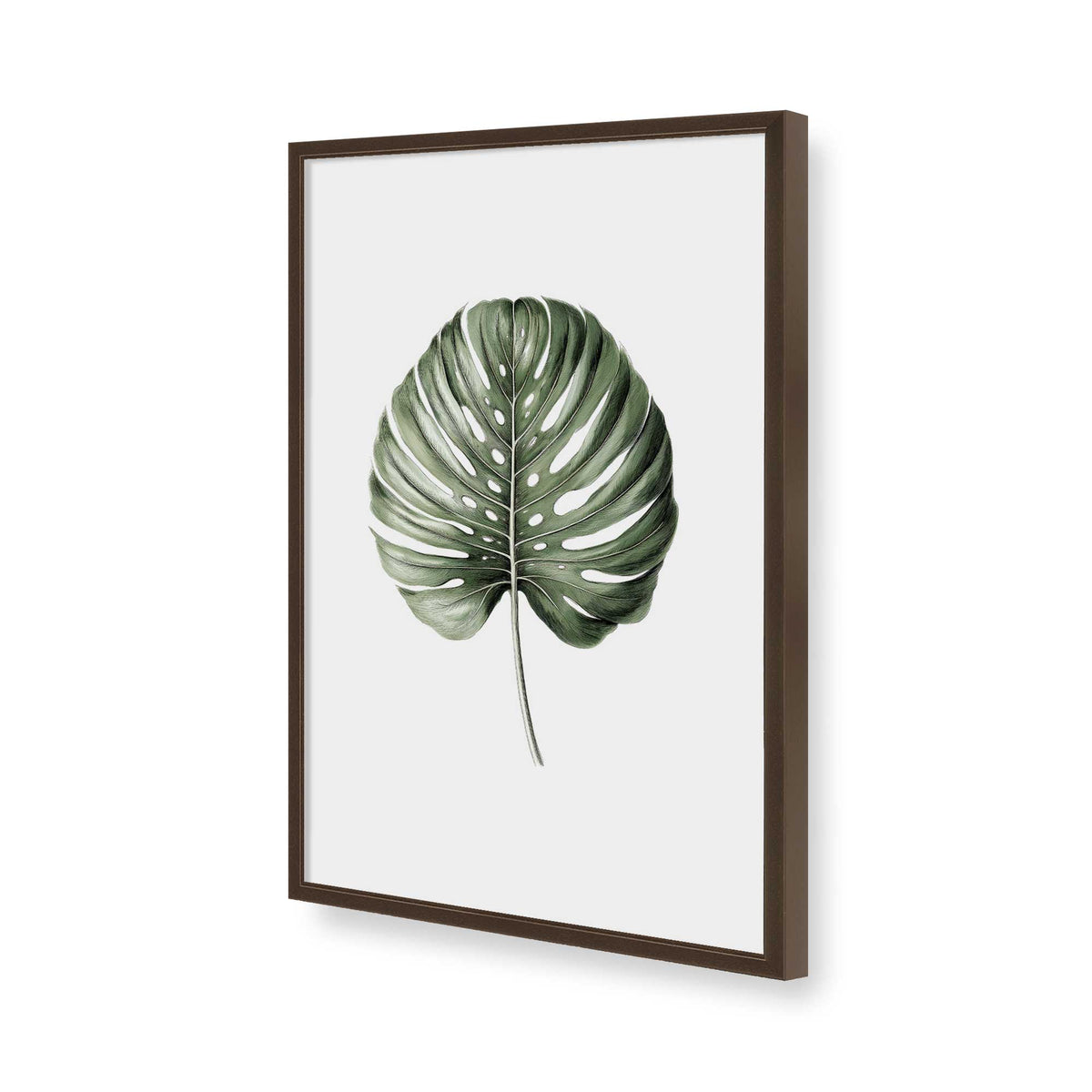 [Color:Belvinder Brown], Picture of art in a Polished Chrome frame of the corner