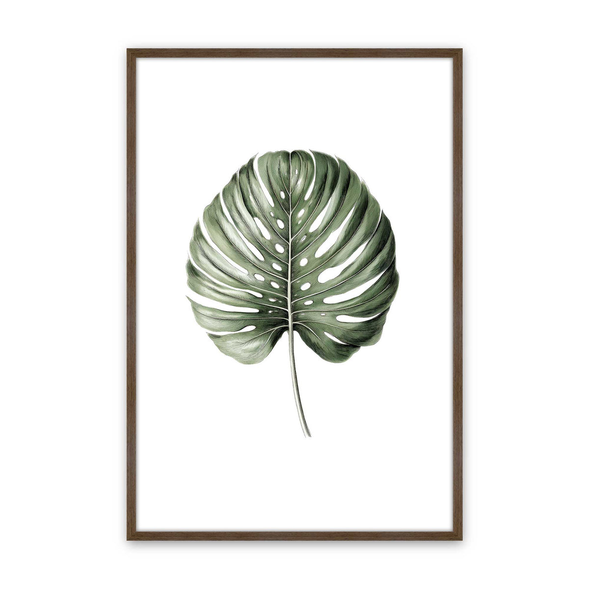 [Color:Walnut], Picture of art in a Polished Chrome frame