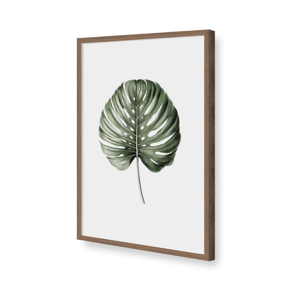 [Color:Walnut], Picture of art in a Polished Chrome frame of the corner