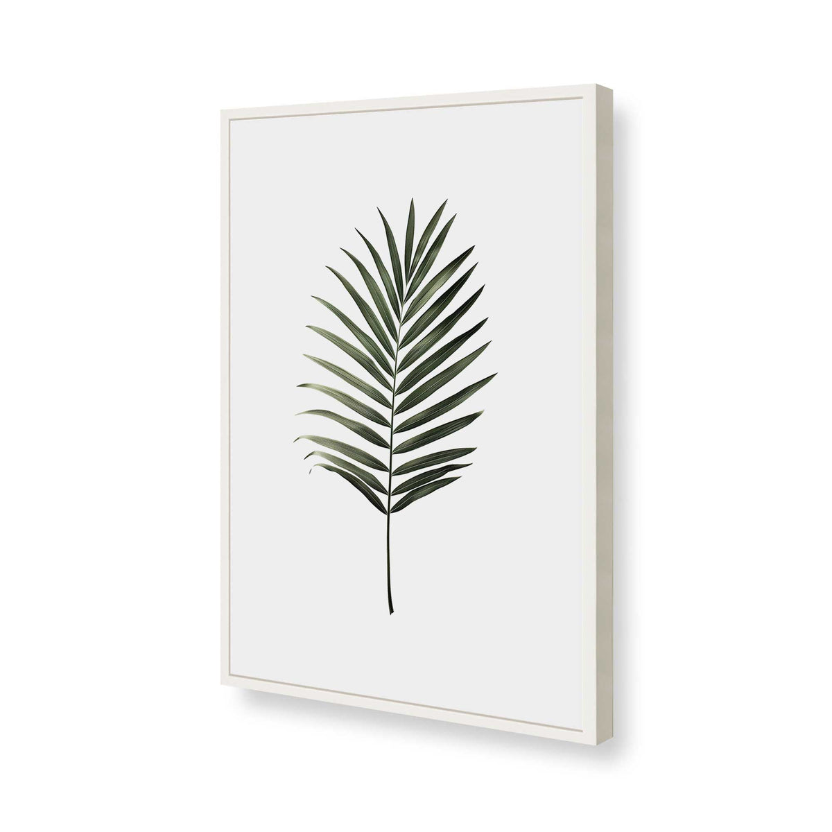[Color:Opaque White], Picture of art in a Polished Chrome frame of the corner