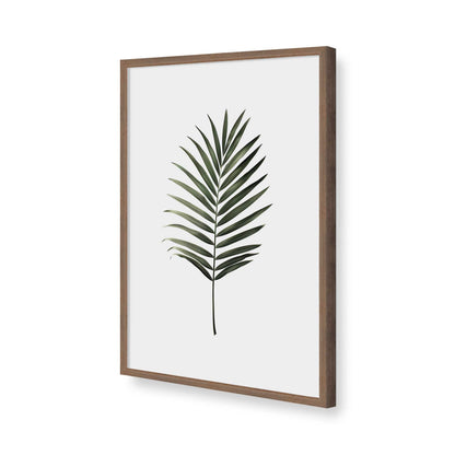 [Color:Walnut], Picture of art in a Polished Chrome frame of the corner