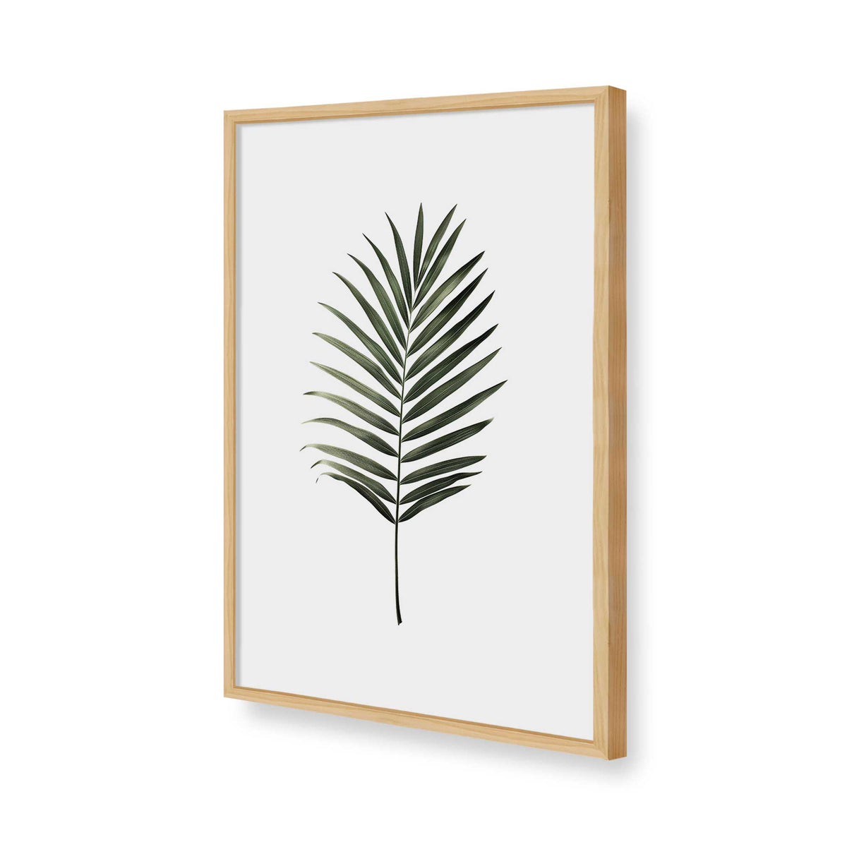 [Color:American Maple], Picture of art in a Polished Chrome frame of the corner