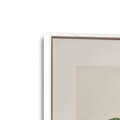 [Color:Opaque White], Picture of art in a White frame at an angle