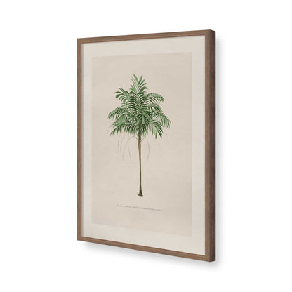 [Color:Walnut], Picture of art in a Polished Chrome frame of the corner