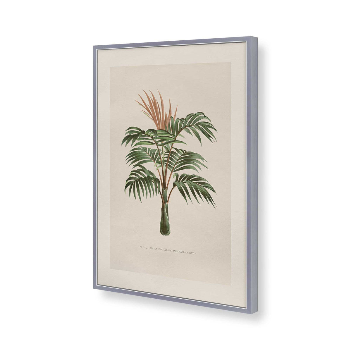 [Color:Polished Chrome], Picture of art in a Polished Chrome frame of the corner