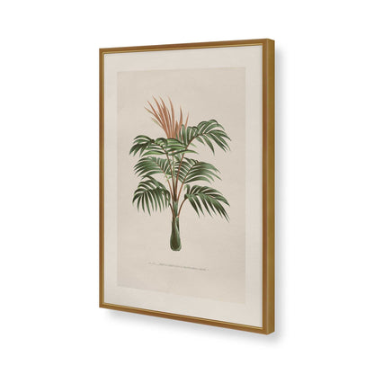 [Color:Polished Gold], Picture of art in a Polished Chrome frame of the corner