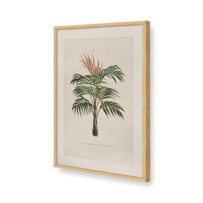 [Color:American Maple], Picture of art in a Polished Chrome frame of the corner