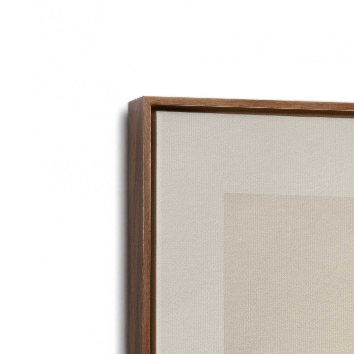 [Color:Walnut], Picture of art in a Walnut frame at an angle
