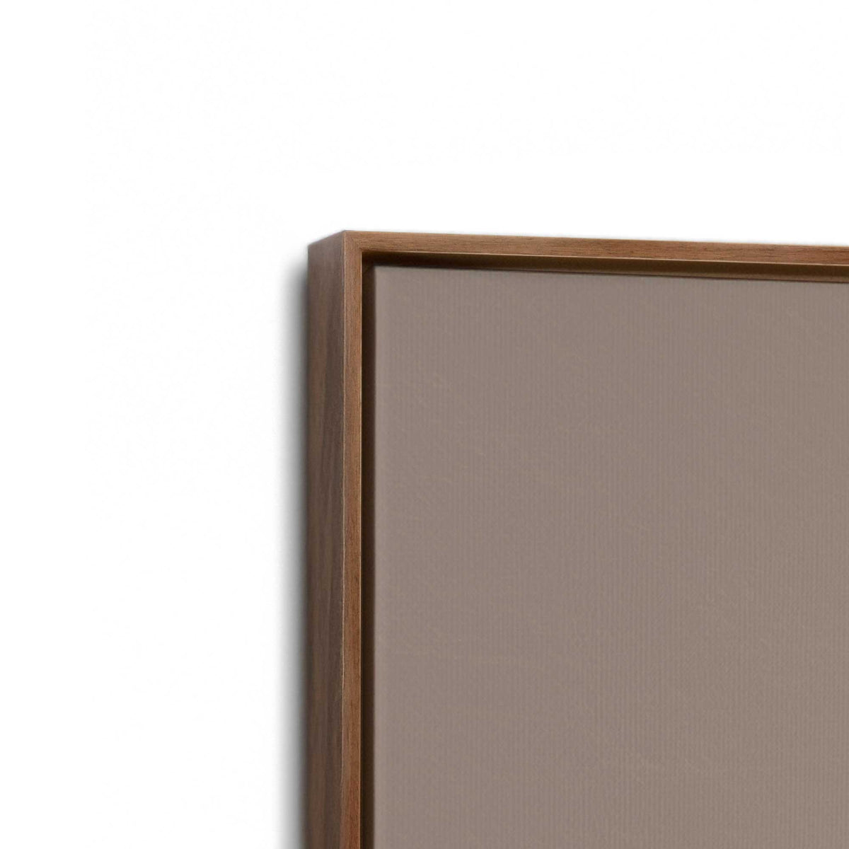 [Color:Walnut], Picture of art in a Walnut frame at an angle
