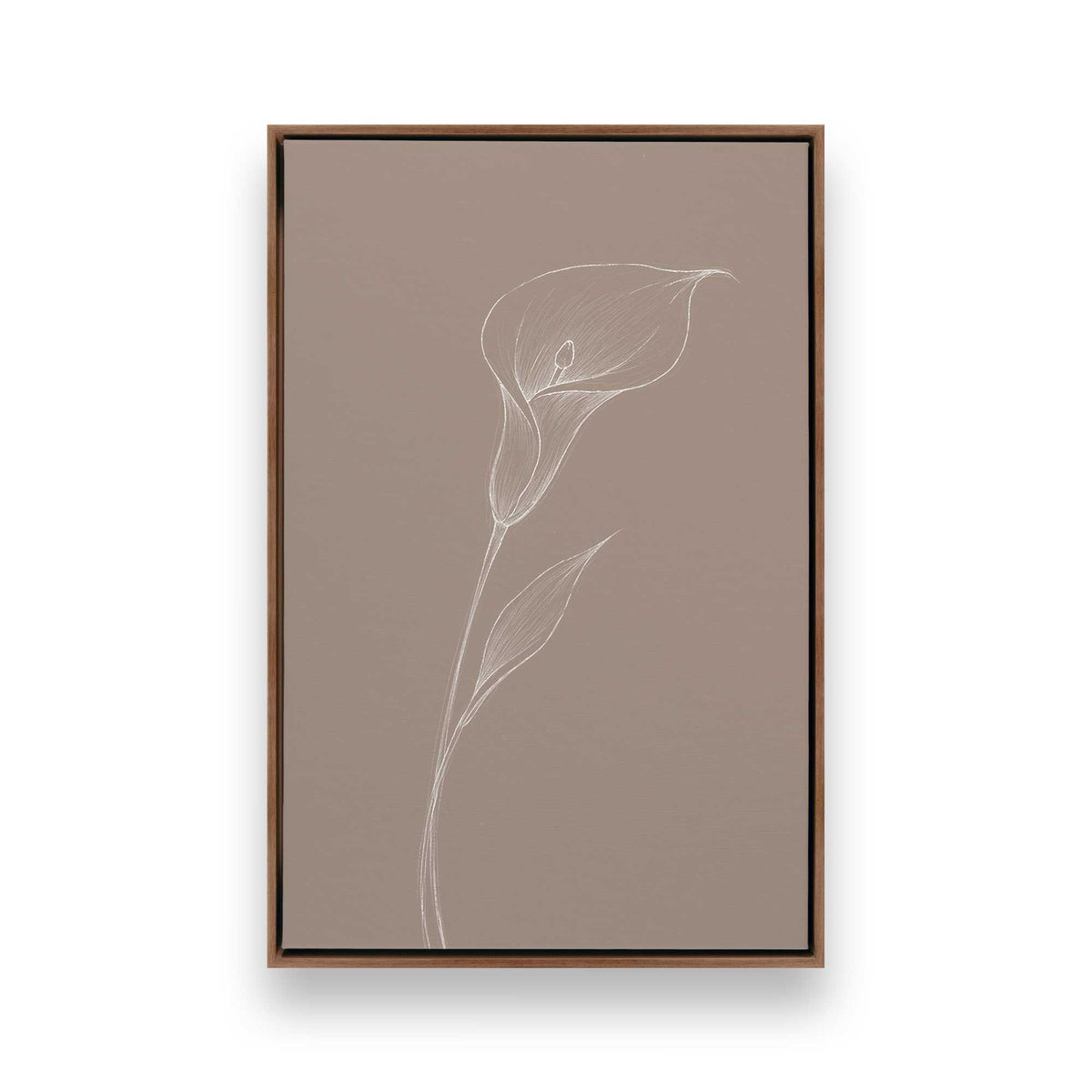 [Color:Walnut], Picture of art in a Walnut frame