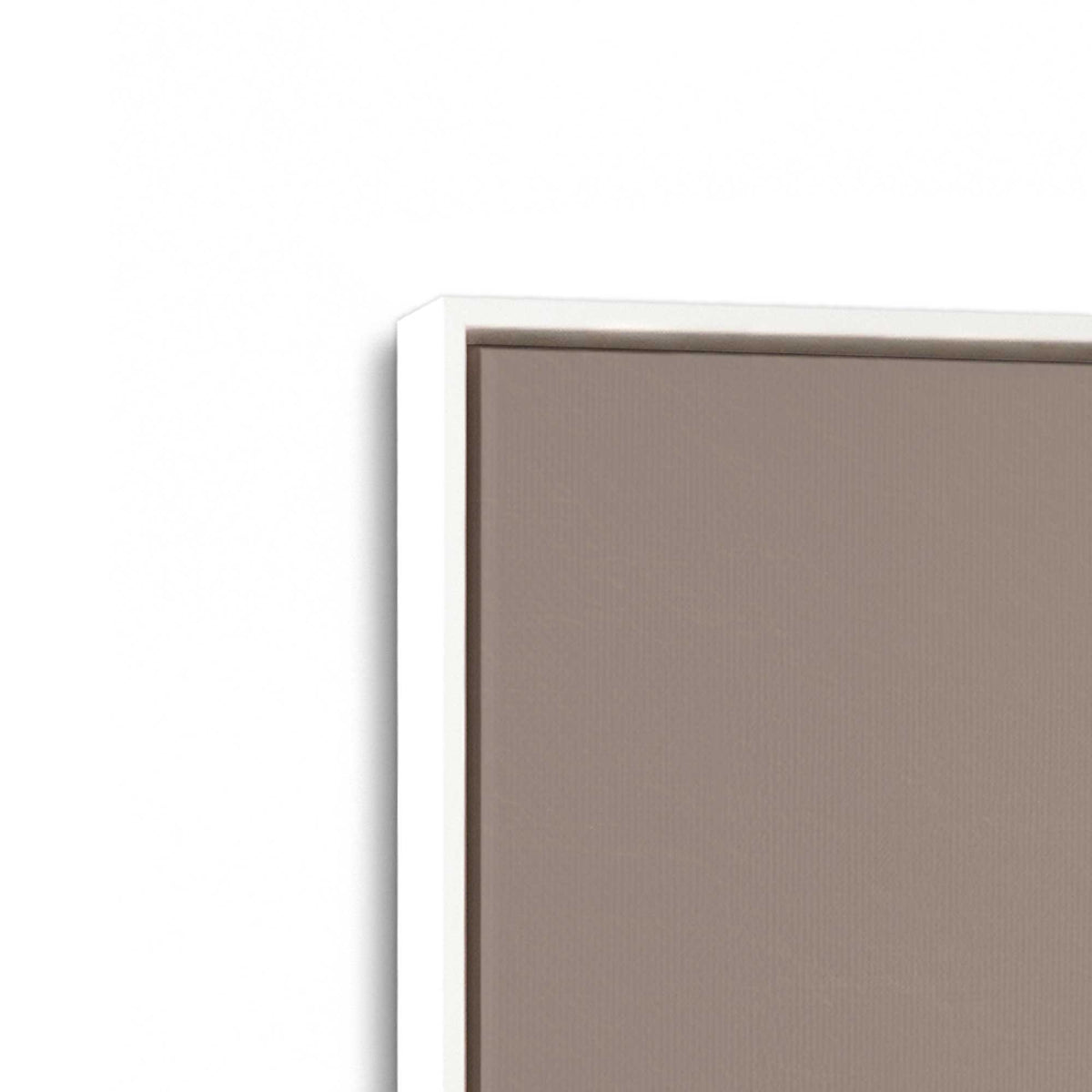 [Color:Opaque White], Picture of art in a White frame at an angle