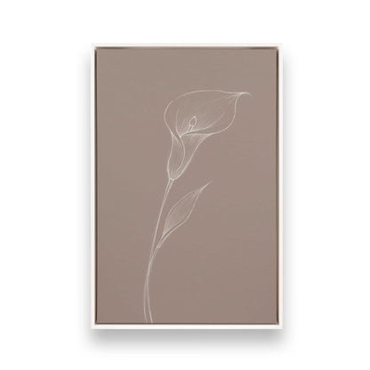 [Color:Opaque White], Picture of art in a White frame