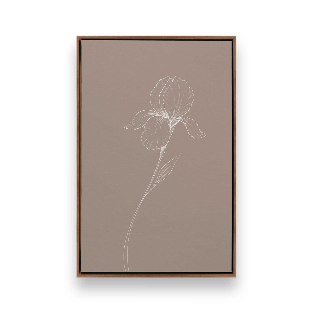 [Color:Walnut], Picture of art in a Walnut frame